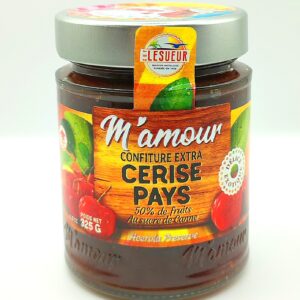Confiture M'amour Cerise du Pays au sucre de canne